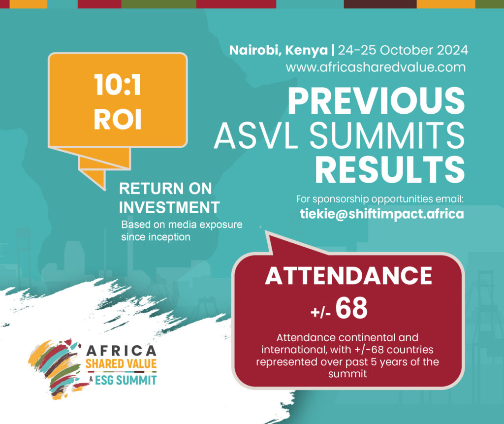 2024 Africa Shared Value & ESG Summit To Be Held In Nairobi